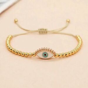 Gold Evil Eye Bracelet A1563